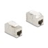Delock Keystone Module coupler RJ45 jack to RJ45 jack Cat.6A shielded