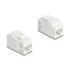 Delock Keystone Module coupler RJ45 jack to RJ45 jack UTP Cat.6A white