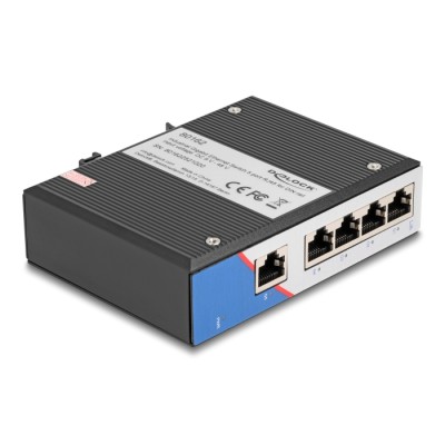 Delock Industrial Gigabit Ethernet Switch 5 Port RJ45 for DIN rail 2