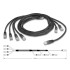 Delock RJ45 Trunk Cable 4 x plug to 4 x plug Cat.5e UTP black