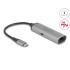 Delock USB Type-C™ Network Adapter 5 Gigabit LAN 1 x RJ45 with Power Delivery PD 3.1 140 watt