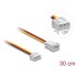 Delock Fan Extension Cable male to female 3 pin 30 cm