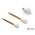 Delock Fan Extension Cable male to female 3 pin 30 cm
