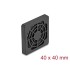 Delock Fan Grill with Dust Filter 40 x 40 mm black