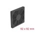 Delock Fan Grill with Dust Filter 92 x 92 mm black