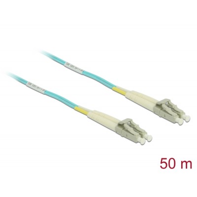 Delock Cable Optical Fibre LC Duplex Multi-mode OM3 50 m