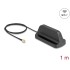 Delock WiFi 7 Antenna RP-SMA plug 2.5 - 3.6 dBi omnidirectional with magnetic base and connection cable ULA100 1 m outdoor black
