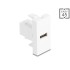 Delock Easy 45 Module USB 2.0 Type-A female to USB 2.0 Type-B female white
