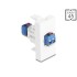 Delock Easy 45 module Terminalblock zu Terminalblock weiß