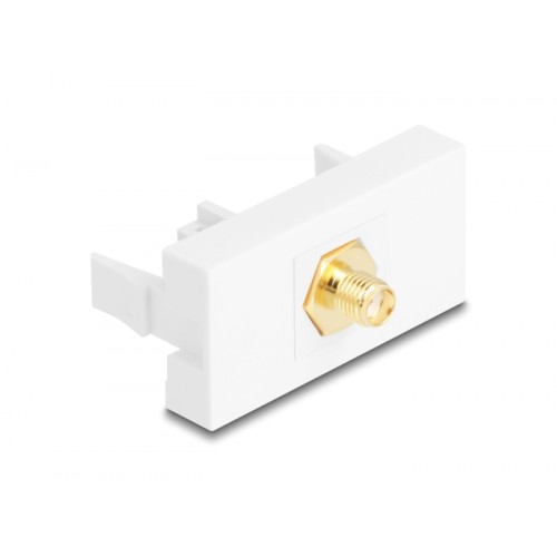 Delock Easy 45 Module SMA female to SMA female white