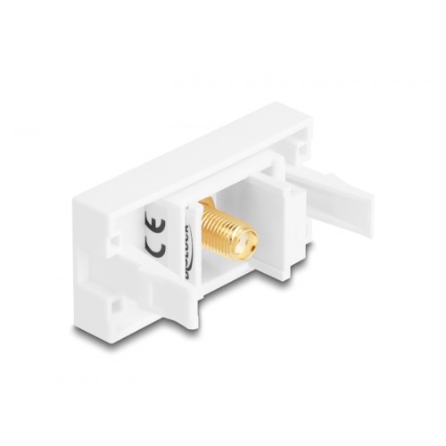 Delock Easy 45 Module SMA female to SMA female white