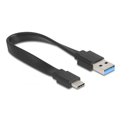 Delock 4 Port USB Hub 5 Gbps with USB Type-A or USB Type-C™ port in transparent housing