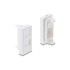 Delock Easy 45 H-Module Cover for Keystone Module 1 Port with dust cap 22.5 x 45 mm white
