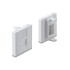 Delock Easy 45 F-Module Cover for Keystone Module 1 Port with dust cap 45 x 45 mm white