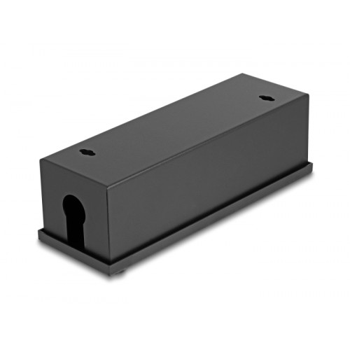 Easy 45 Module Holder for table or wall mounting - 4 ports (22.5 x 45 mm) or 2 ports (45 x 45 mm), metal, black