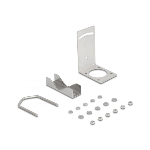 Delock 5G LTE MIMO Antenna 2 x N jack 2.7 - 9.0 dBi directional wall and pole mounting outdoor white