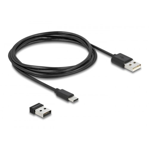 Delock Barcode Scanner 1D and 2D for 2.4 GHz, Bluetooth or USB Type-C™