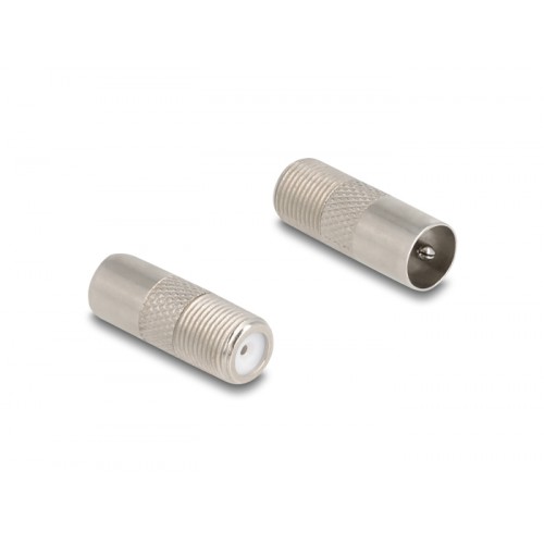 Delock DAB+ DVB-T2 Antenna F plug 5 - 25 dB active omnidirectional black adhesive mounting