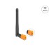 Delock WiFi 6 Antenna FAKRA M jack 2.5 - 3.0 dBi omnidirectional with tilt joint black