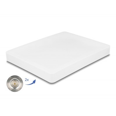 Delock WiFi 6 MIMO Antenna 2 x N jack 8 dBi directional pole mounting outdoor