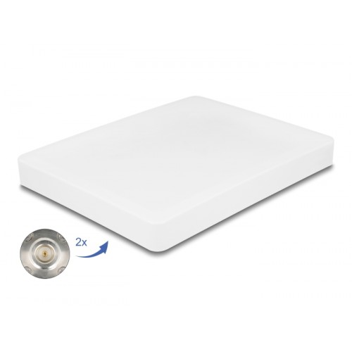 Delock WiFi 6 MIMO Antenna 2 x N jack 8 dBi directional pole mounting outdoor