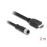 Delock M12 Cable A-coded 17 pin female to HDMI male 2 m black