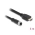 Delock M12 Cable A-coded 17 pin female to HDMI male 3 m black