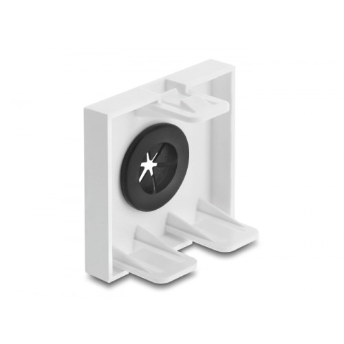 Delock Easy 45 Cable Bushing round Ø 14 mm white / black