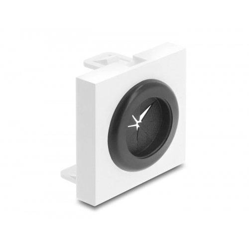 Delock Easy 45 Cable Bushing round Ø 23 mm white / black