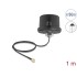 Delock 5G LTE GNSS WiFi 6 Antenna SMA plug 1.9 - 3.3 dBi omnidirectional with connection cable ULA100 1 m roof mounting outdoor 