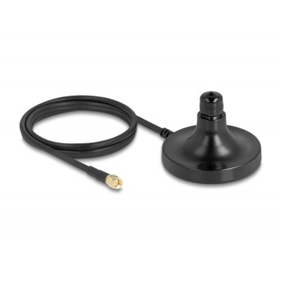 Delock Antenna Magnetic Base 1 x N jack to 1 x SMA plug ULA100 1 m outdoor black 2
