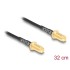 Delock Antenna Cable RP-SMA jack bulkhead to RP-SMA jack bulkhead RG-174 32 cm
