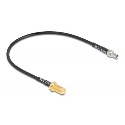 Delock Antenna Cable RP-SMA jack bulkhead to TS-9 plug RG-174 20 cm 2