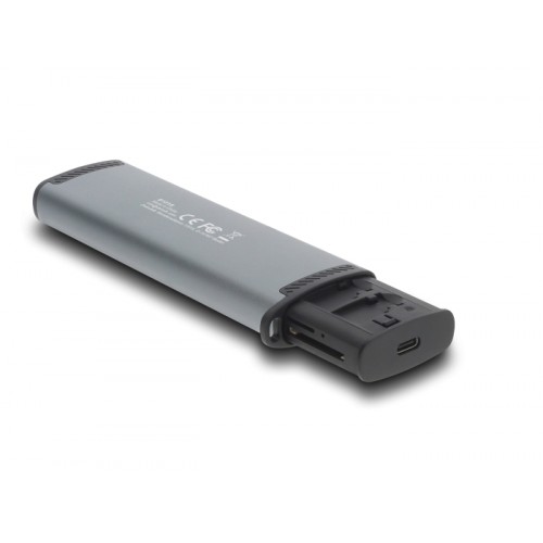 Delock USB 5 Gbps Card Reader with SD and Micro SD slot and Memory card storage compartments