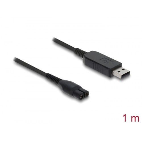 Delock USB Charging Cable 4.3 V for Electric Shavers compatible with Philips OneBlade 360 Face + Body - shaver charger replaceme