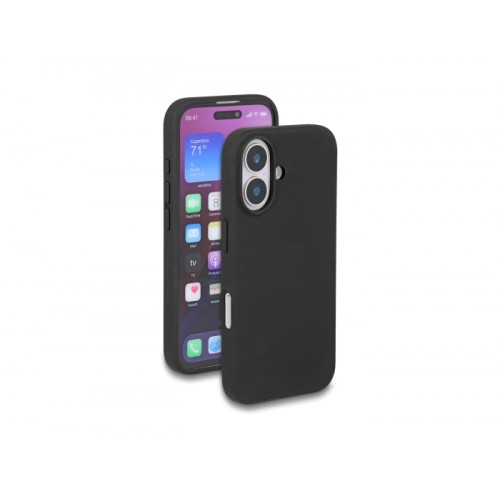 Delock Protective Case for iPhone 17 made of soft-touch silicone black