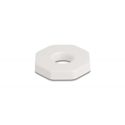 Delock 4G WiFi 2.4 GHz Antenna N jack 3 dBi 30 cm RG-58 omnidirectional ceiling mount white 2
