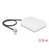 Delock WiFi 2,4 GHz Antenna N plug 8 dBi directional with connection cable RG-58, 50 cm white outdoor