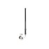 Delock WiFi 5.8 GHz Antenna N plug 7 dBi omnidirectional with steel spring black outdoor