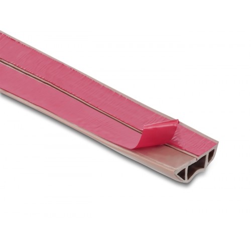 Delock Cable Duct PVC flexible 50 x 14 mm - length 2 m brown