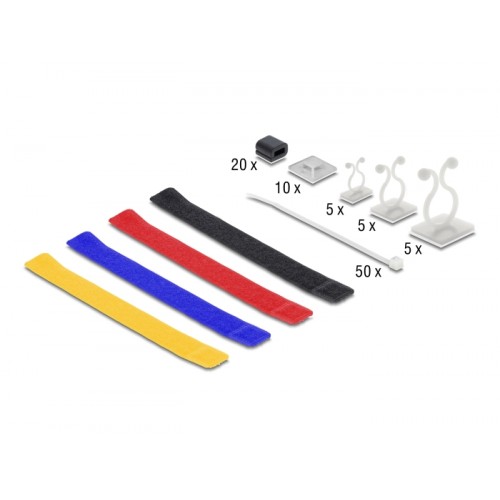 Delock Cable Management Box set, 99 pieces