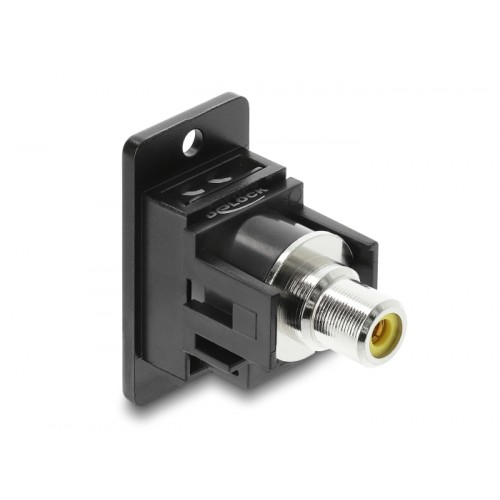Delock Panel Mount RCA female RCA female yellow / black
