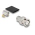 Delock BNC plug for crimping LMR 400 with matching shrink tube