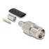 Delock TNC jack for crimping RG-59 with matching shrink tube