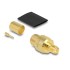 Delock SMA jack for crimping LMR400 with matching shrink tube