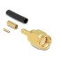 Delock RP-SMA plug for crimping RG-174 / RG-316 with matching shrink tube