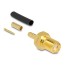 Delock RP-SMA jack for crimping RG-174 / RG-316 with matching shrink tube