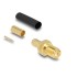 Delock RP-SMA jack for crimping LMR200 with matching shrink tube