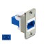 Delock Panel Mount SC Simplex female to SC Simplex female silver / blue / white
