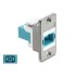 Delock Panel Mount SC Simplex female to SC Simplex female silver / aqua / white